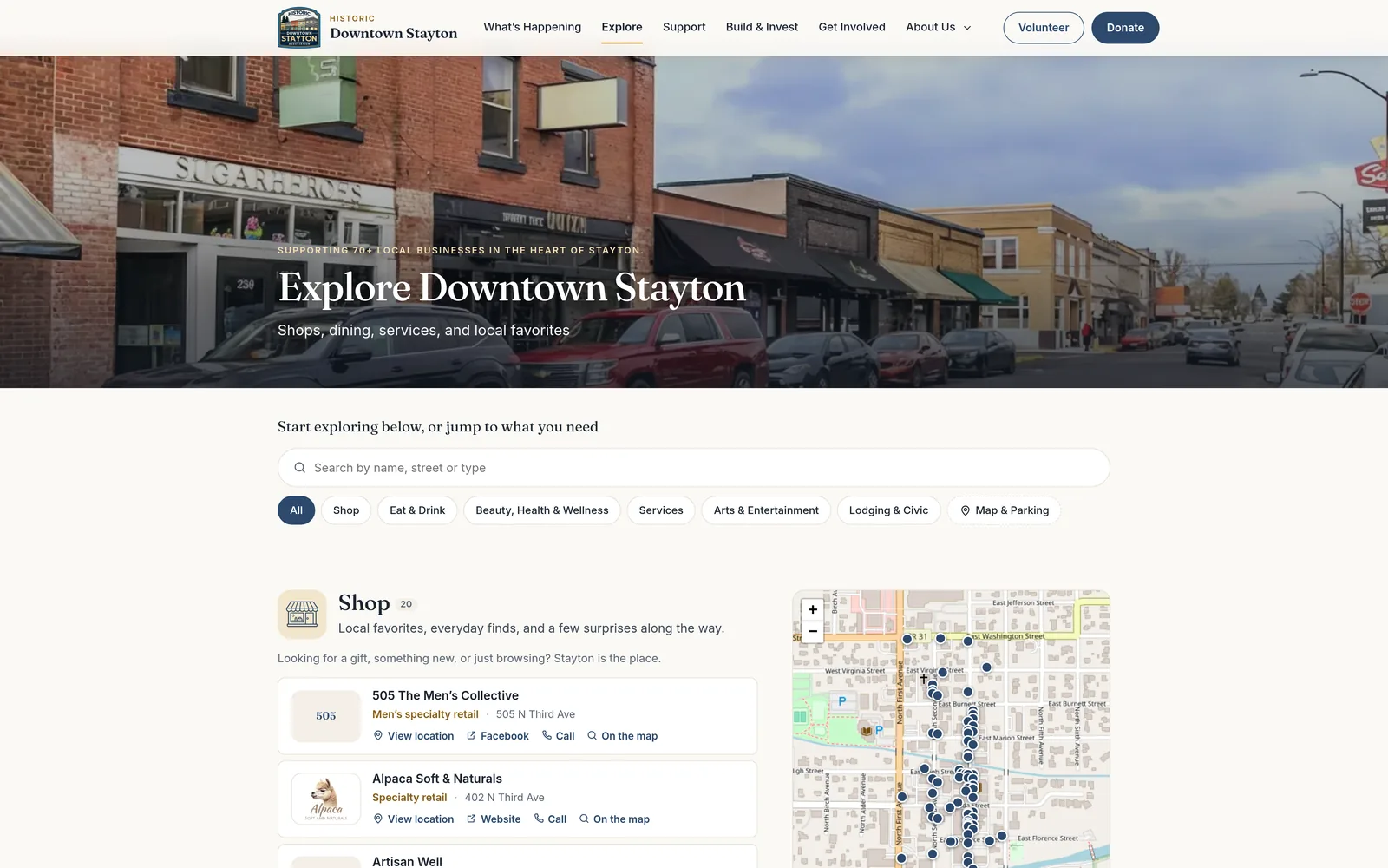 Downtown Stayton: Explore downtown