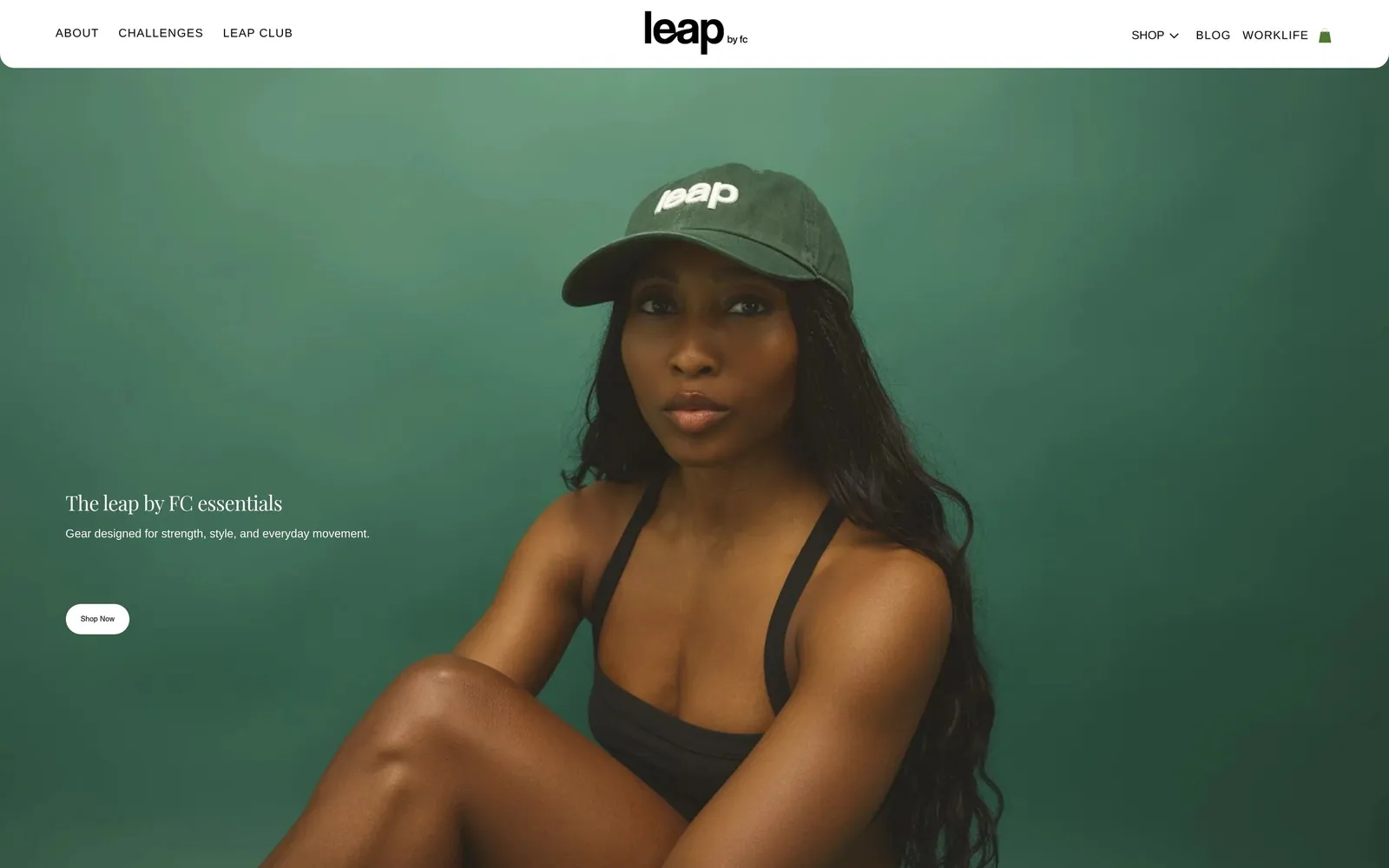 Leap by FC: Shop, with Equipment and Everyday Edit products priced and linked