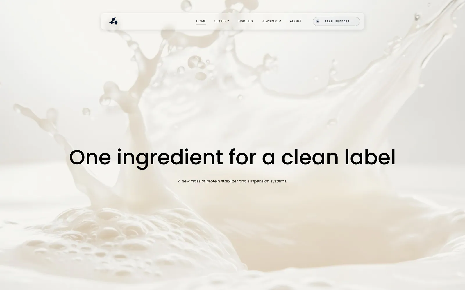 The Marine Biologics website on a computer