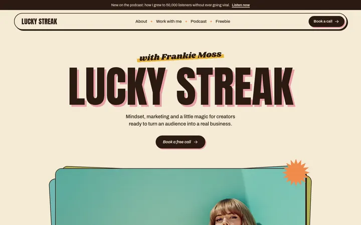 The Home page