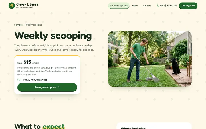 The Weekly scooping page