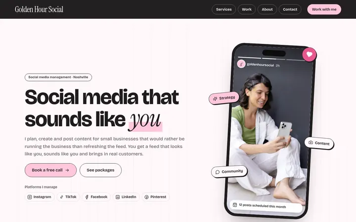 The Home page