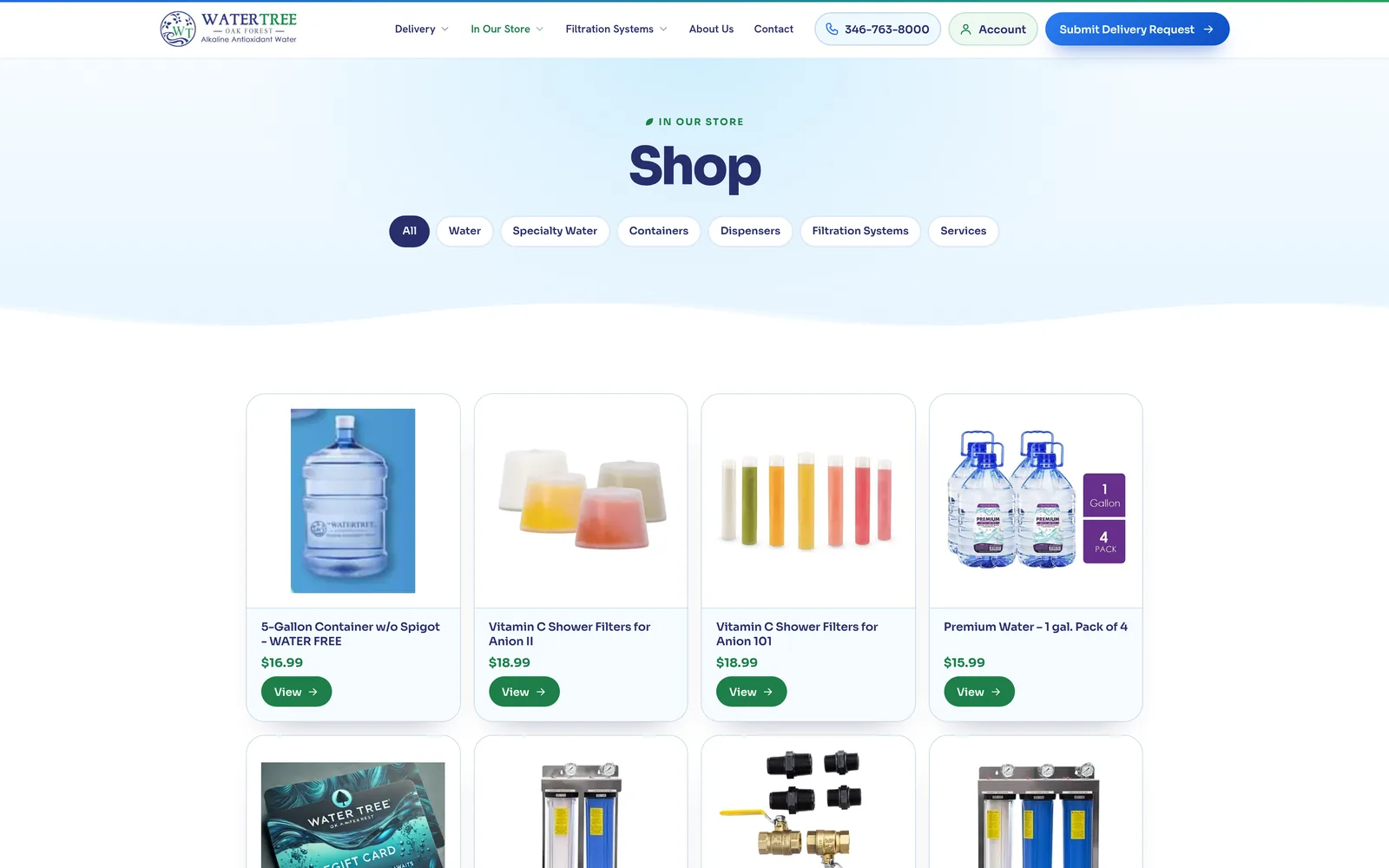 Water Tree Oak Forest: Shop